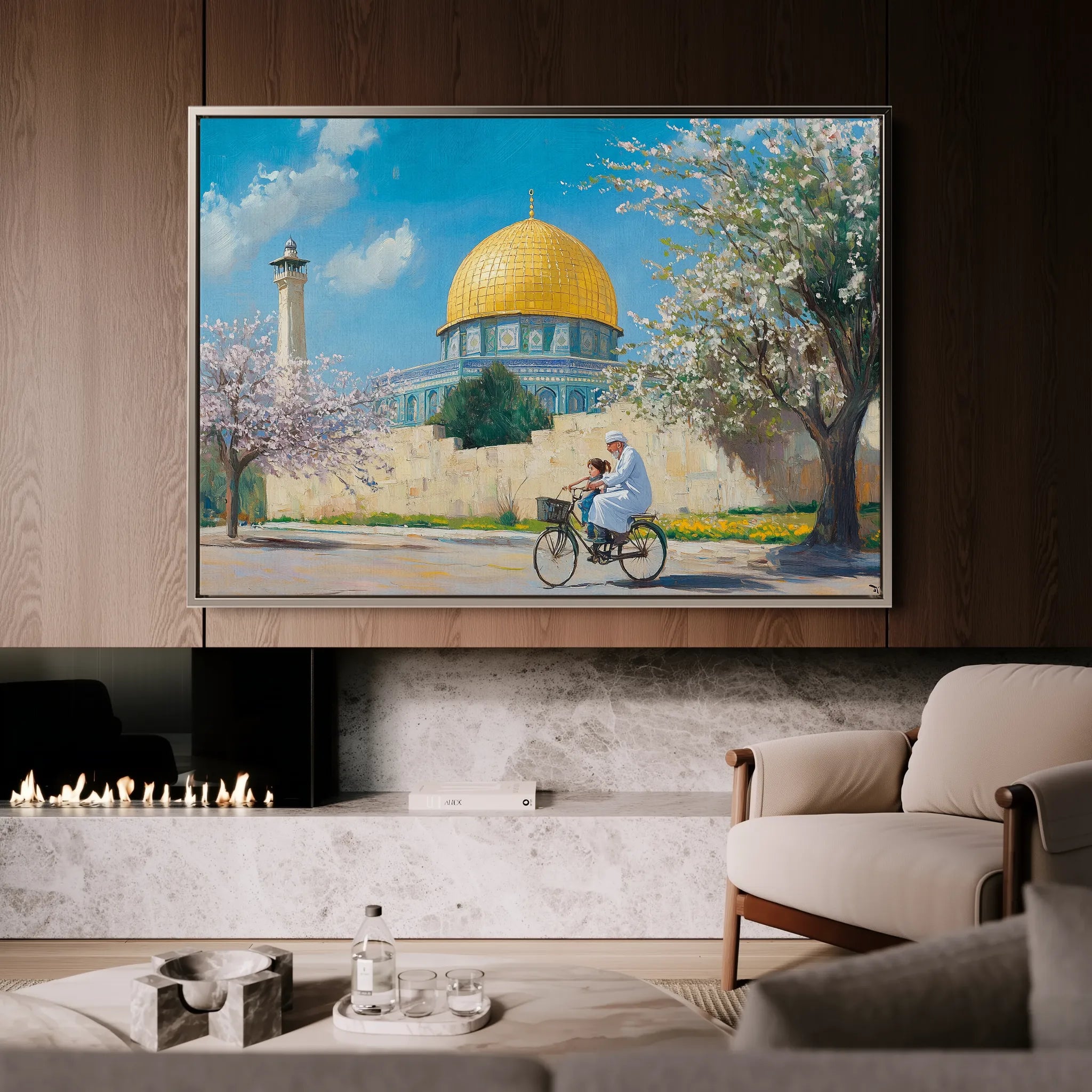 Palestine 020 Canvas Art 60 x 40 cm / Black