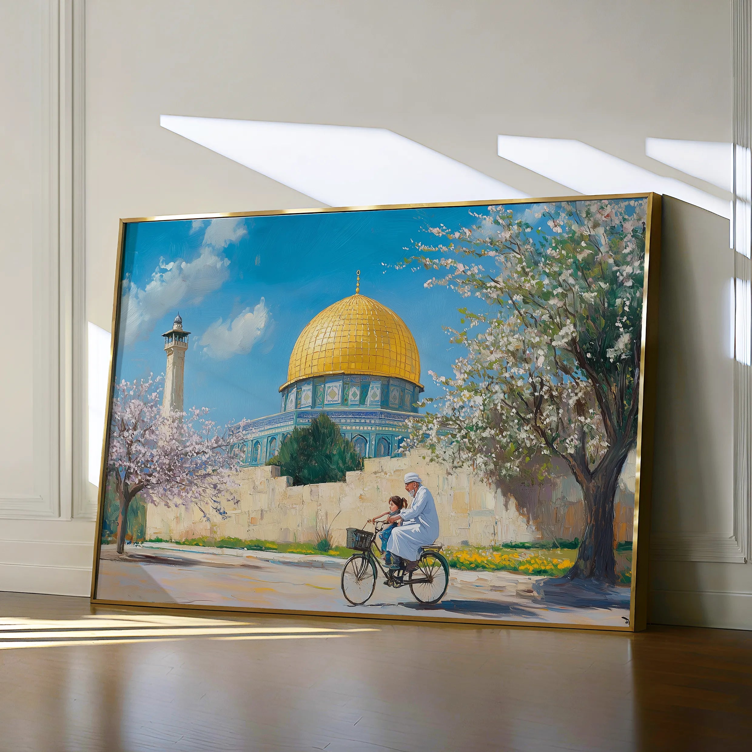 Palestine 020 Canvas Art 60 x 40 cm / Black