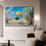 Palestine 020 Canvas Art 60 x 40 cm / Black