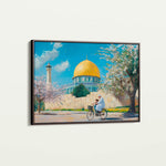 Palestine 020 Canvas Art 60 x 40 cm / Black