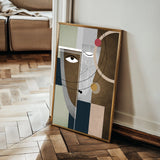 Portrait 020 Canvas Art 60 x 40 cm / Black