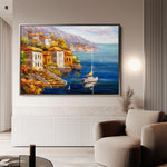 Landscape 021 Canvas Art 60 x 40 cm / Black