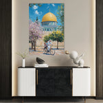 Palestine 021 Canvas Art 60 x 40 cm / Black