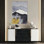 Abstract 022 Canvas Art 60 x 40 cm / Black