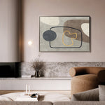 Boho 022 Canvas Art 60 x 40 cm / Black
