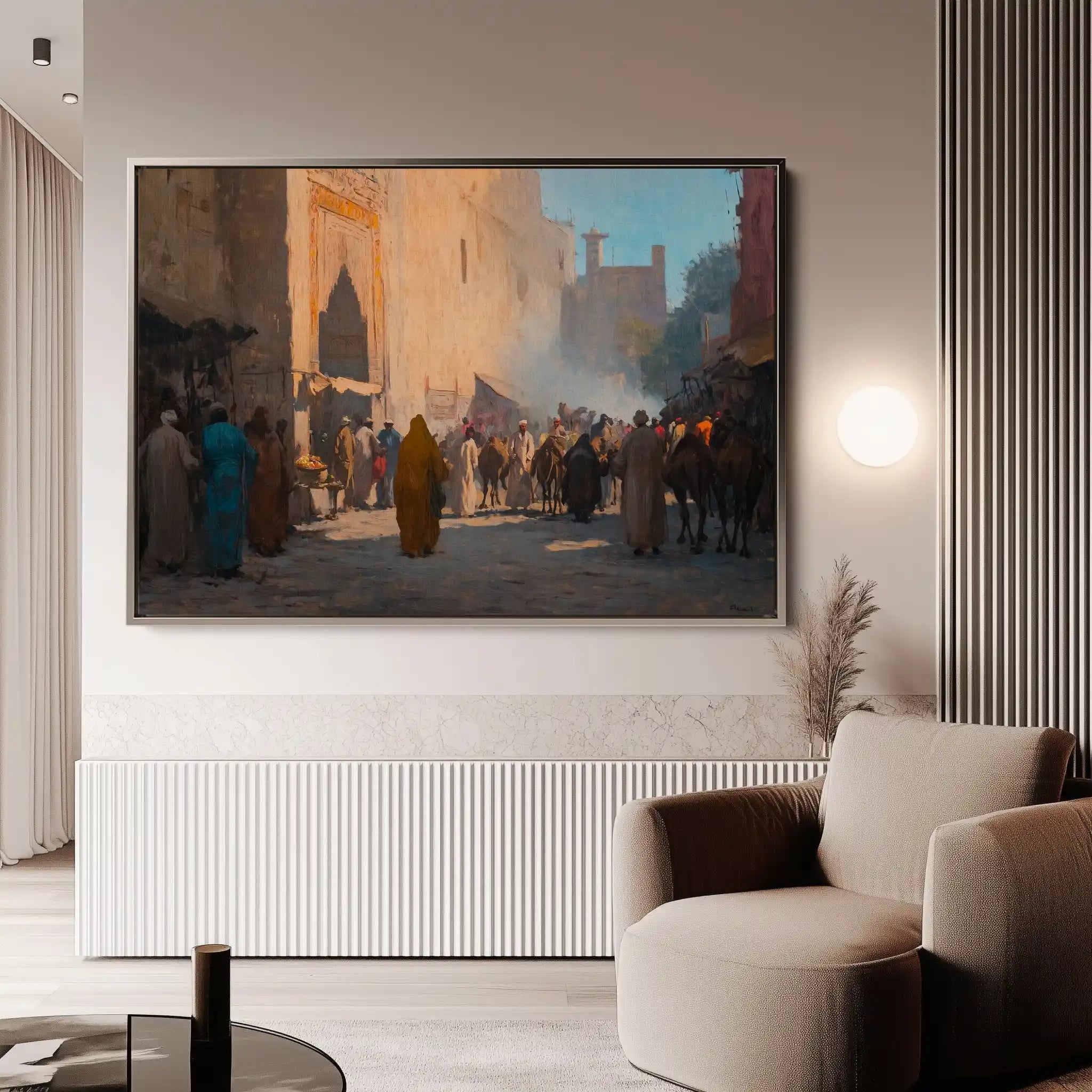 Orientalist 022 Canvas Art 60 x 40 cm / Black
