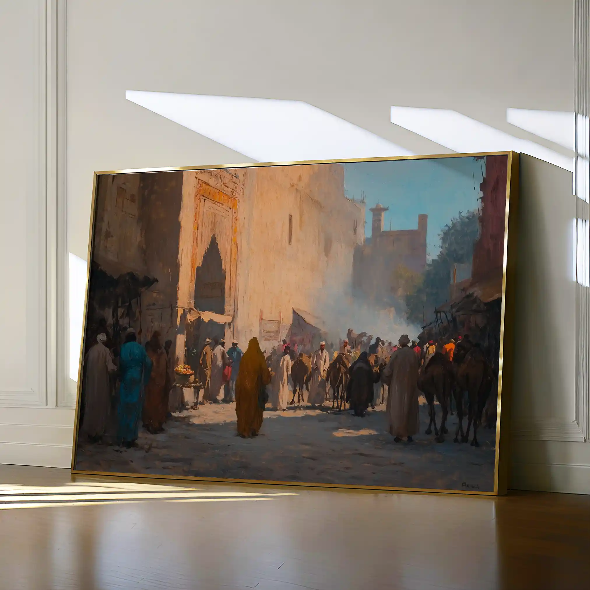 Orientalist 022 Canvas Art 60 x 40 cm / Black