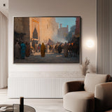 Orientalist 022 Canvas Art 60 x 40 cm / Black