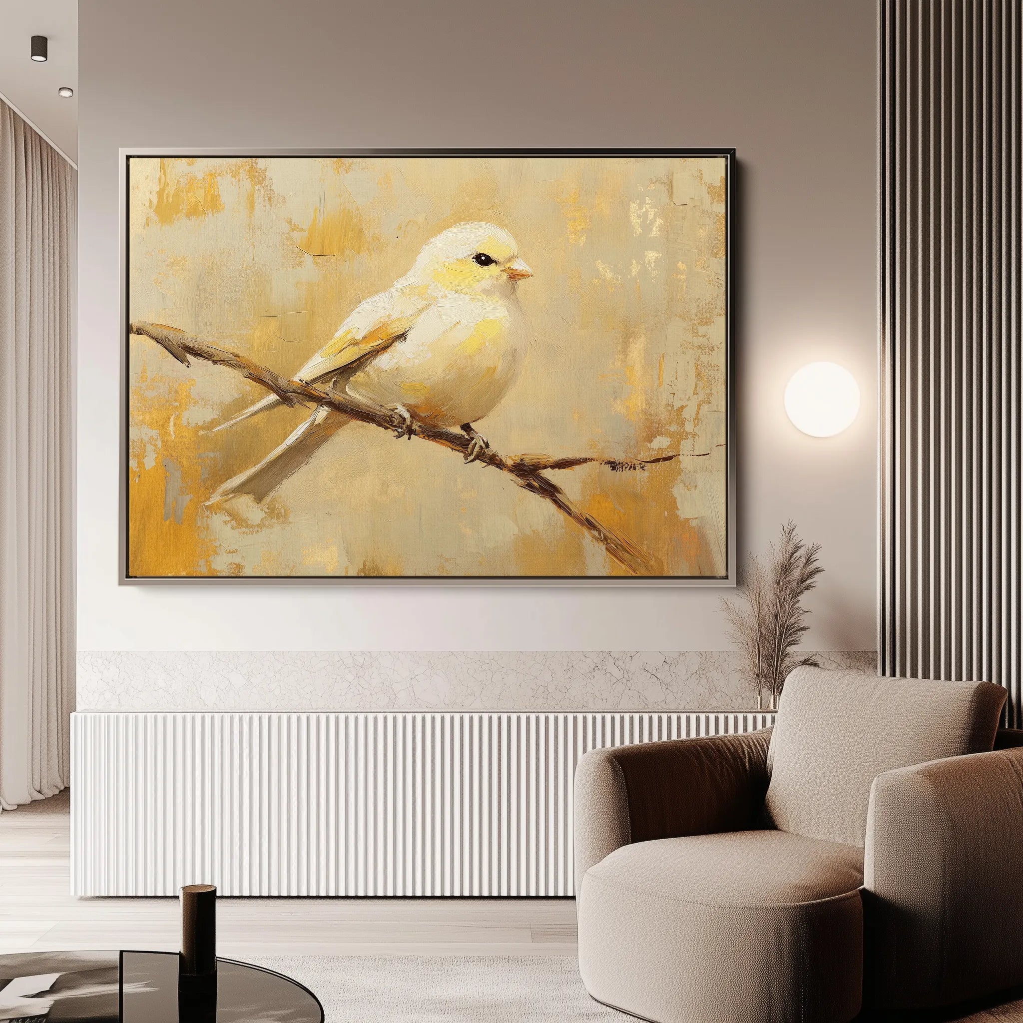 Animals 023 Canvas Art 60 x 40 cm / Black