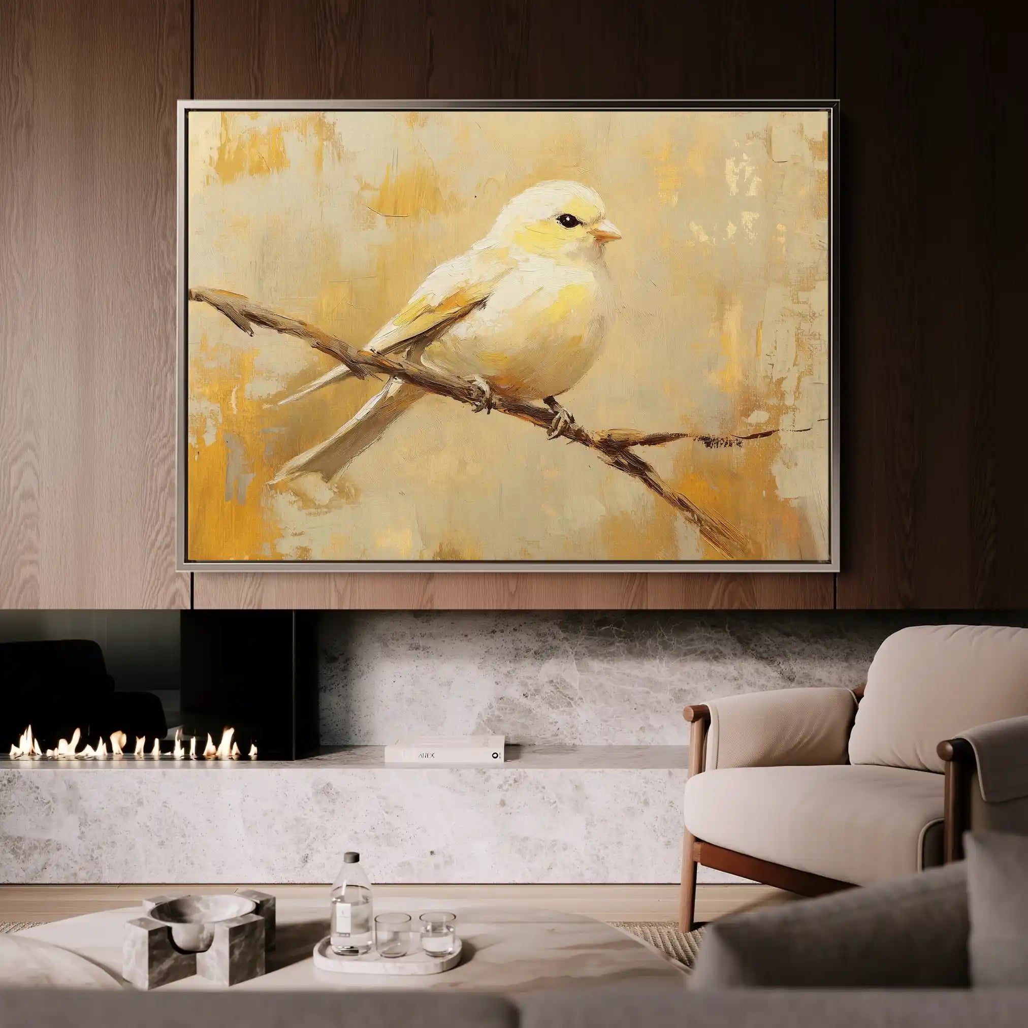 Animals 023 Canvas Art 60 x 40 cm / Black
