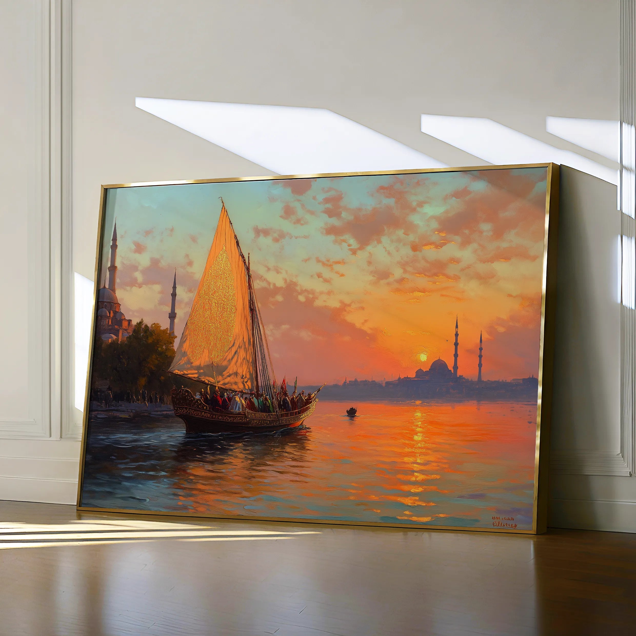 Orientalist 023 Canvas Art 60 x 40 cm / Black