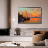 Orientalist 023 Canvas Art 60 x 40 cm / Black