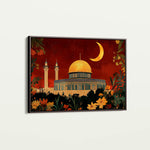Palestine 023 Canvas Art 60 x 40 cm / Black