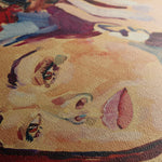 Portrait 023 Canvas Art 60 x 40 cm / Black