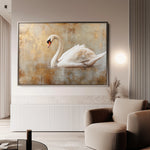 Animals 024 Canvas Art 60 x 40 cm / Black