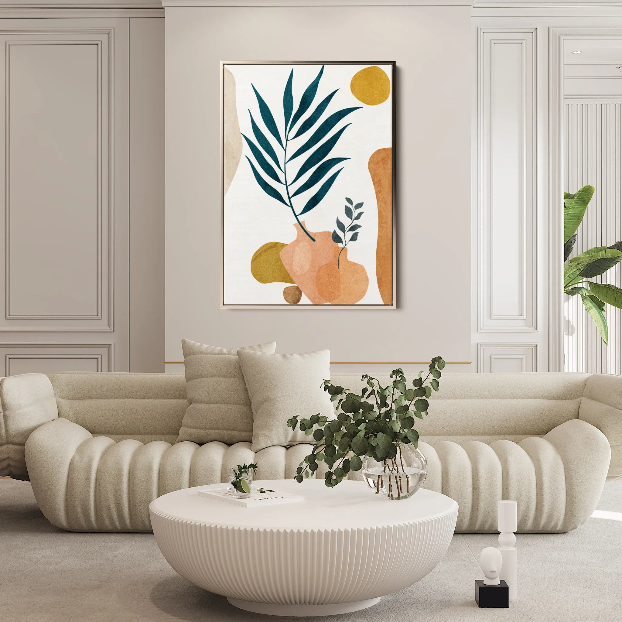 Boho 024 Canvas Art 60 x 40 cm / Black
