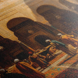 Orientalist 024 Canvas Art 60 x 40 cm / Black