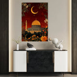 Palestine 024 Canvas Art 60 x 40 cm / Black