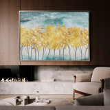 Abstract 025 Canvas Art 60 x 40 cm / Black
