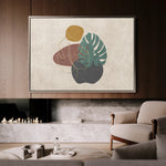 Boho 025 Canvas Art 60 x 40 cm / Black