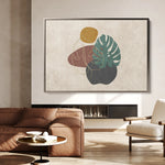 Boho 025 Canvas Art 60 x 40 cm / Black