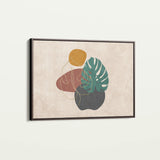 Boho 025 Canvas Art 60 x 40 cm / Black