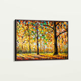 Landscape 025 Canvas Art 60 x 40 cm / Black