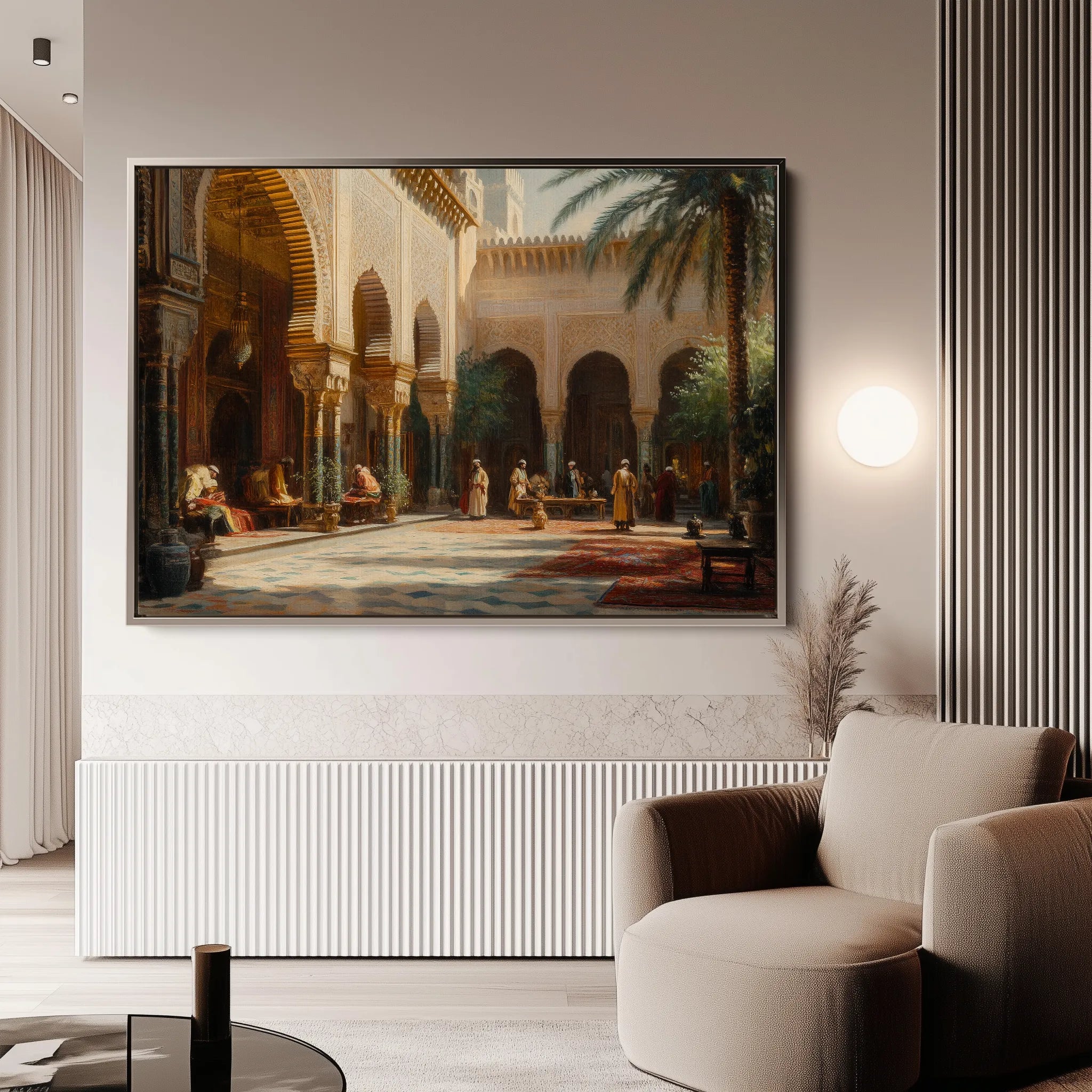 Orientalist 025 Canvas Art 60 x 40 cm / Black