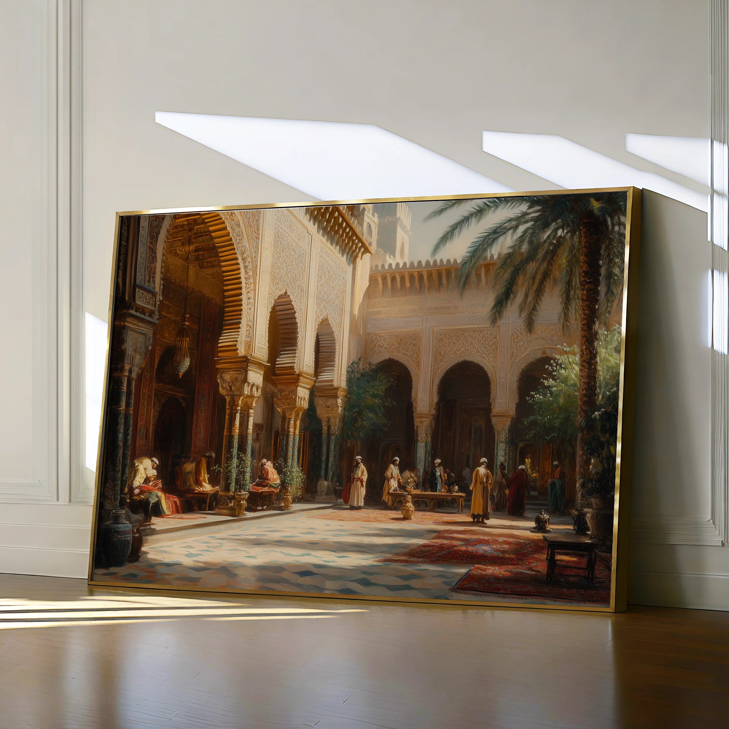 Orientalist 025 Canvas Art 60 x 40 cm / Black