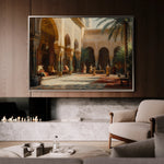 Orientalist 025 Canvas Art 60 x 40 cm / Black