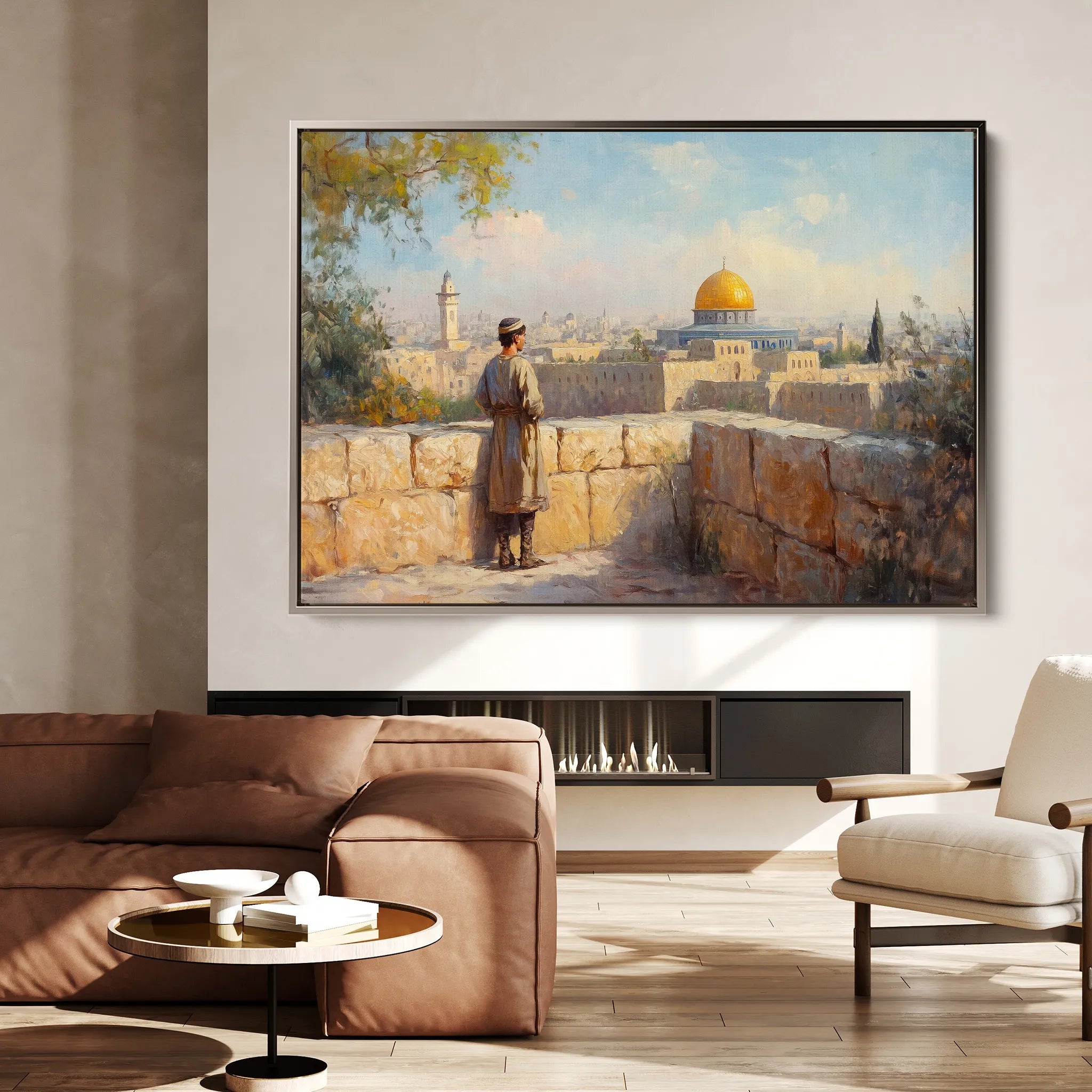 Palestine 025 Canvas Art 60 x 40 cm / Black