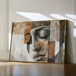 Portrait 025 Canvas Art 60 x 40 cm / Black
