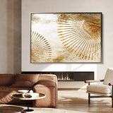 Abstract 026 Canvas Art 60 x 40 cm / Black