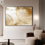 Abstract 026 Canvas Art 60 x 40 cm / Black