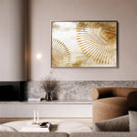 Abstract 026 Canvas Art 60 x 40 cm / Black