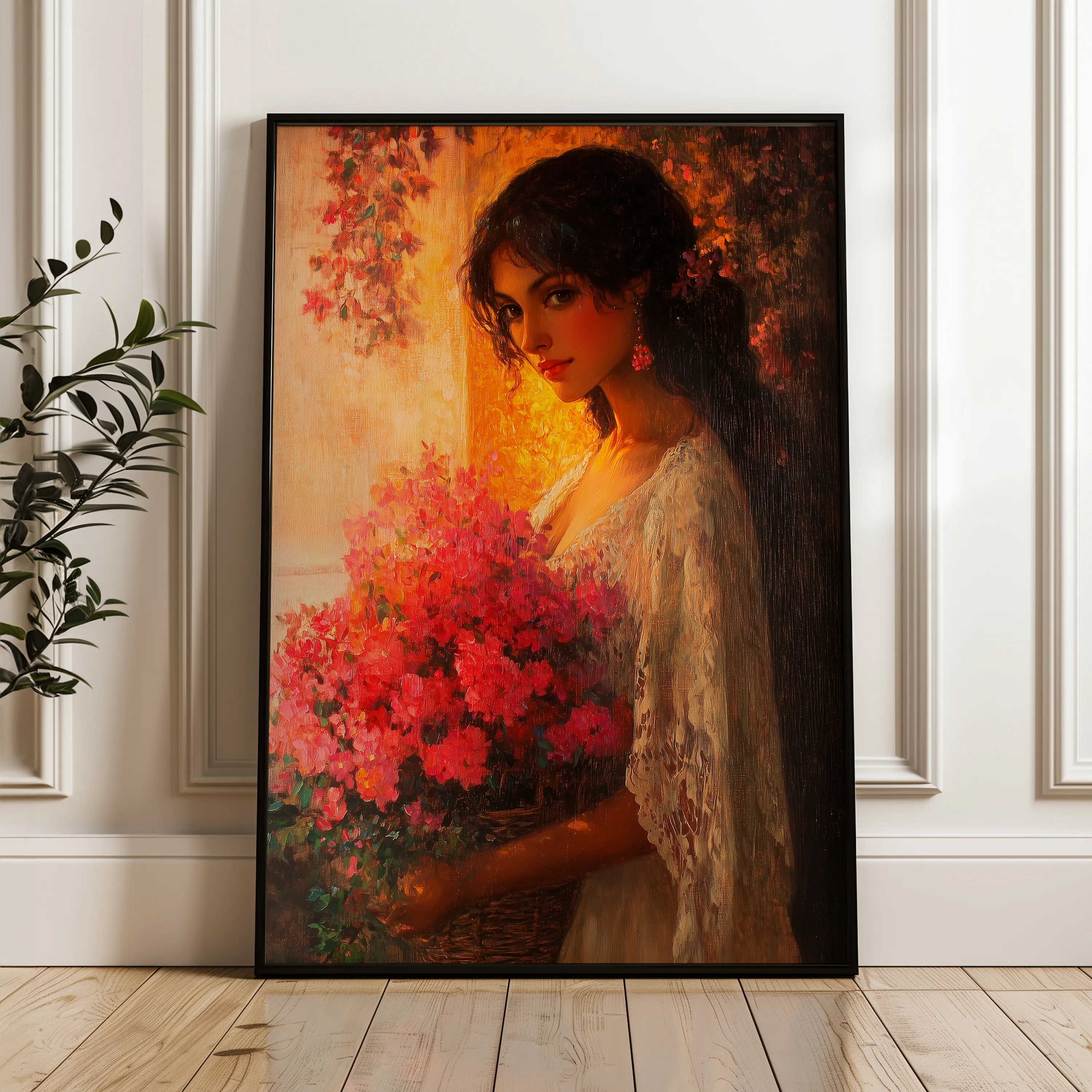 Classic 026 Canvas Art 60 x 40 cm / Black
