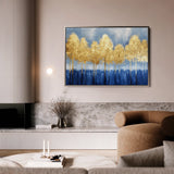 Floral 026 Canvas Art 60 x 40 cm / Black