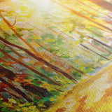Landscape 026 Canvas Art 60 x 40 cm / Black