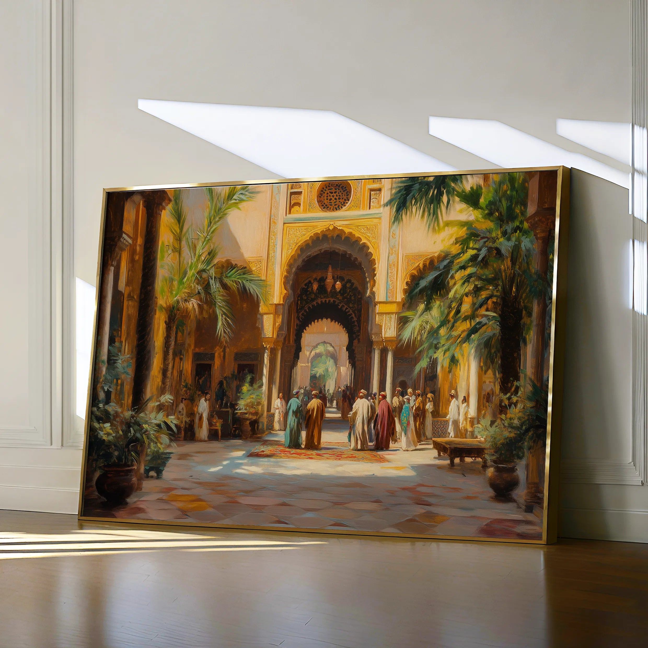 Orientalist 026 Canvas Art 60 x 40 cm / Black