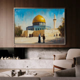 Palestine 026 Canvas Art 60 x 40 cm / Black
