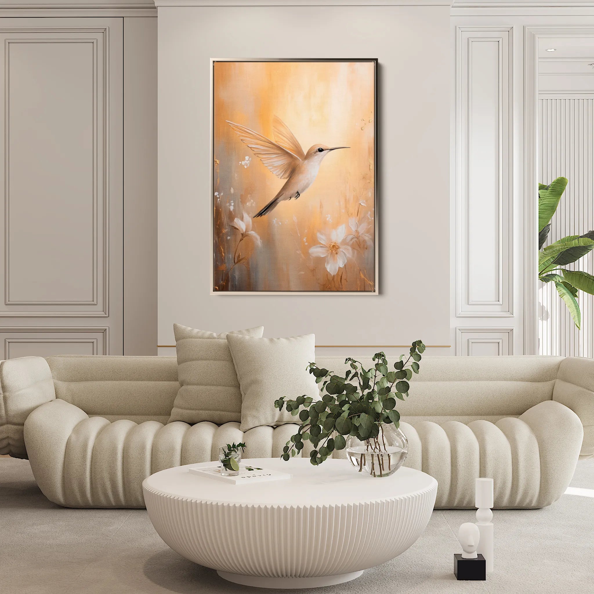 Animals 027 Canvas Art 60 x 40 cm / Black