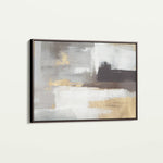 Abstract 027 Canvas Art 60 x 40 cm / Black