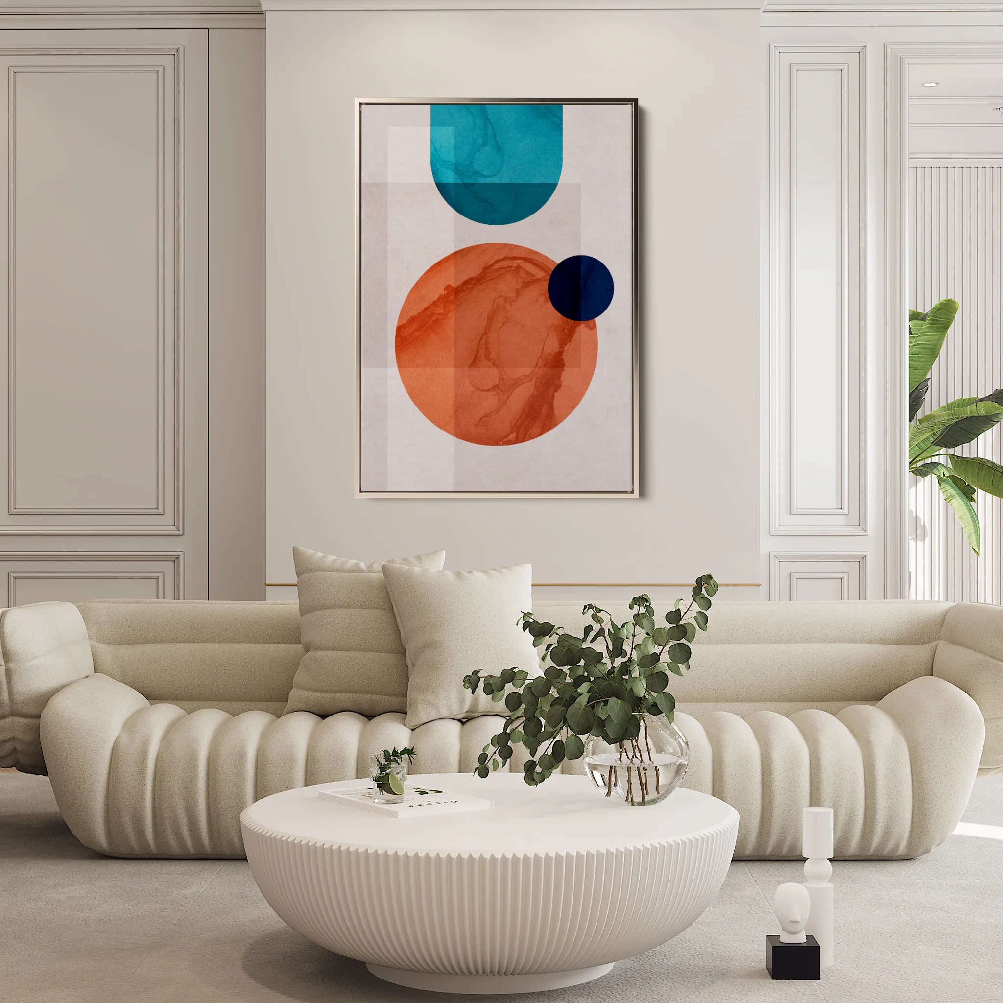 Boho 027 Canvas Art 60 x 40 cm / Black