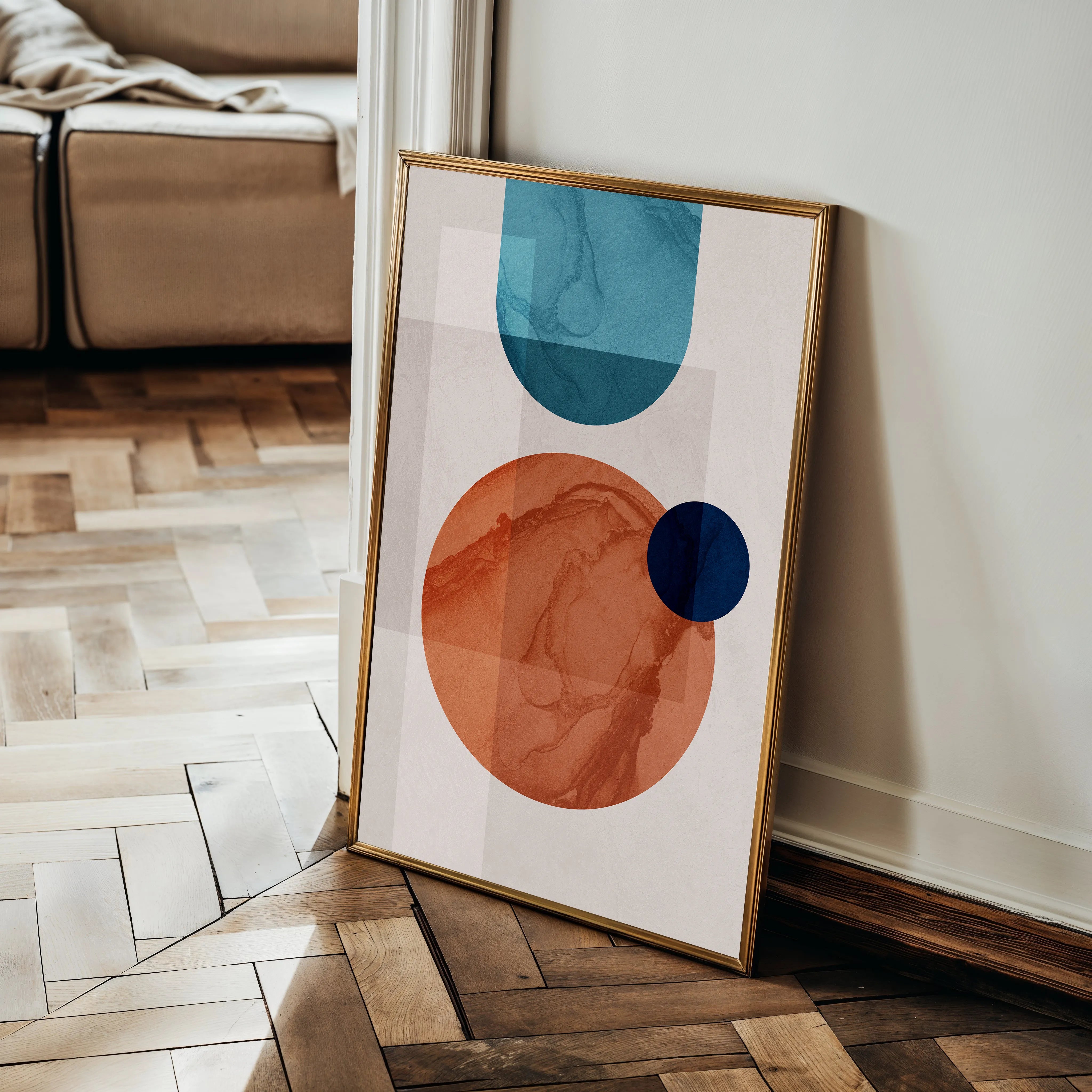 Boho 027 Canvas Art 60 x 40 cm / Black