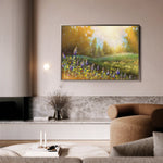 Landscape 027 Canvas Art 60 x 40 cm / Black