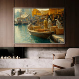 Orientalist 027 Canvas Art 60 x 40 cm / Black