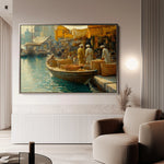 Orientalist 027 Canvas Art 60 x 40 cm / Black