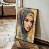 Portrait 027 Canvas Art 60 x 40 cm / Black