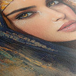 Portrait 027 Canvas Art 60 x 40 cm / Black