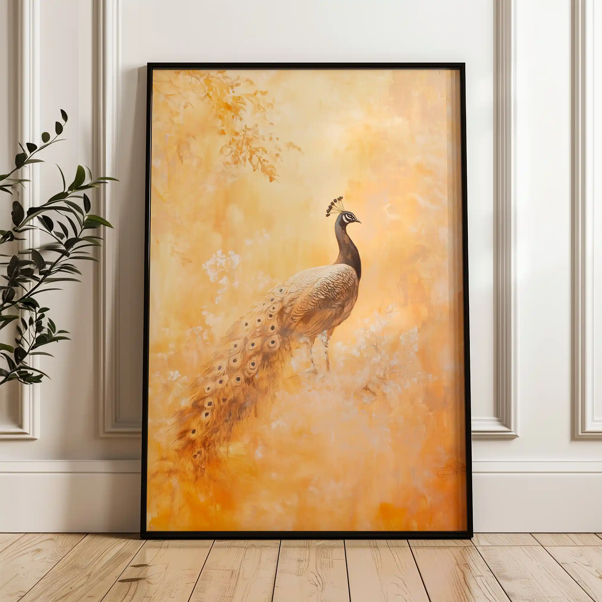 Animals 028 Canvas Art 60 x 40 cm / Black